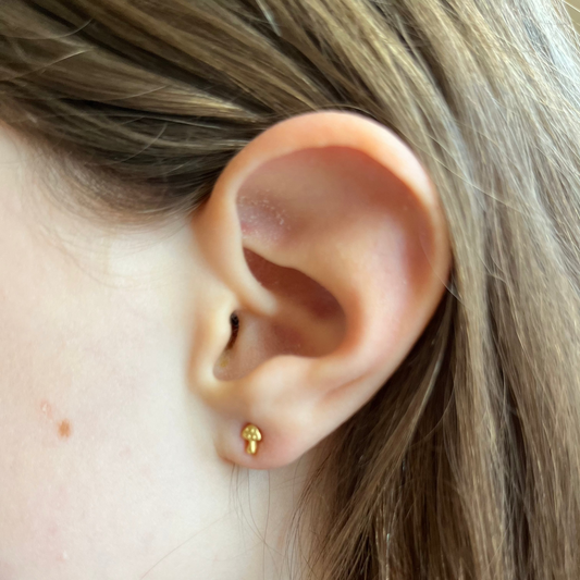 Tiny Mushroom Studs
