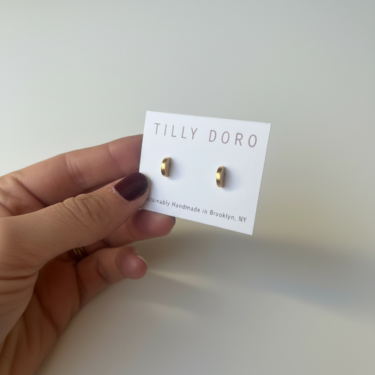 half-moon Studs