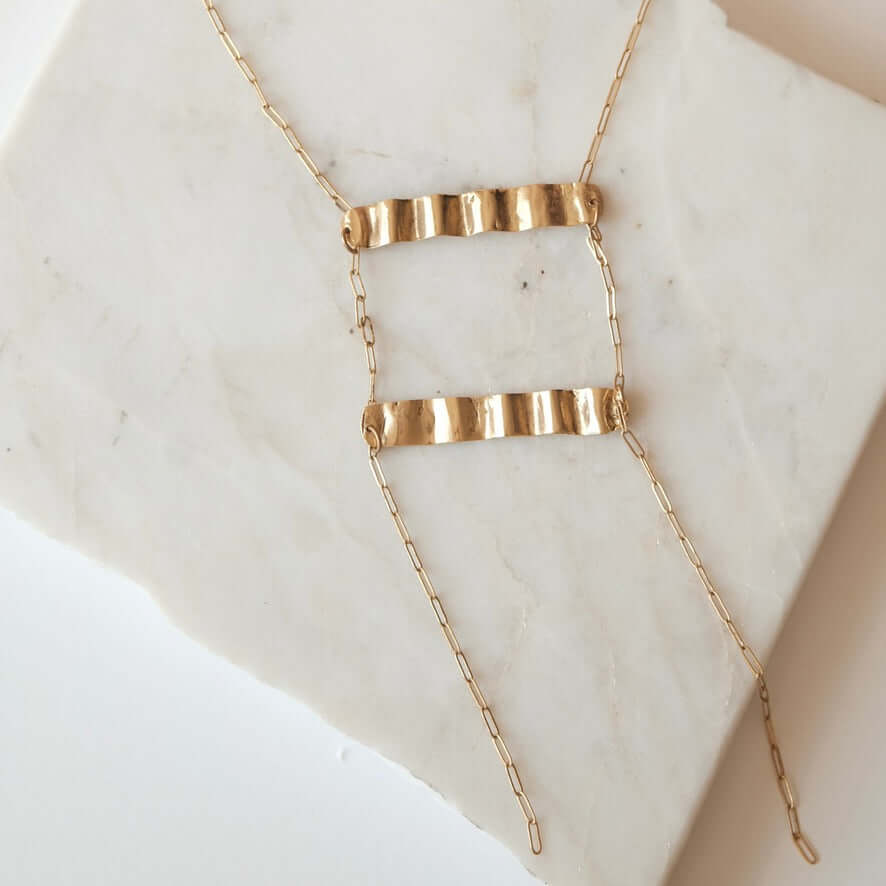 Wave ladder Necklace
