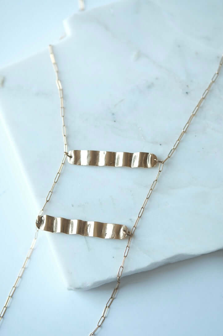 Wave ladder Necklace