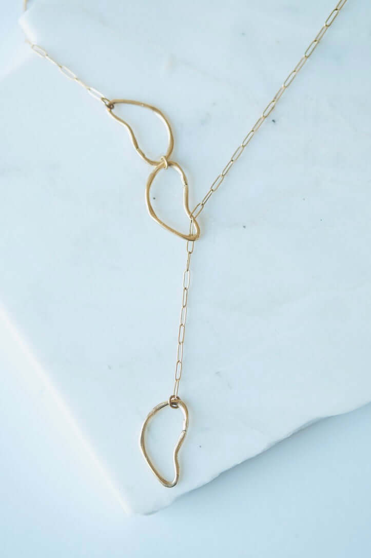 Cloud Lariat Necklace