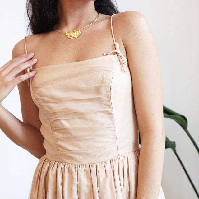 Crescent Collar Necklace