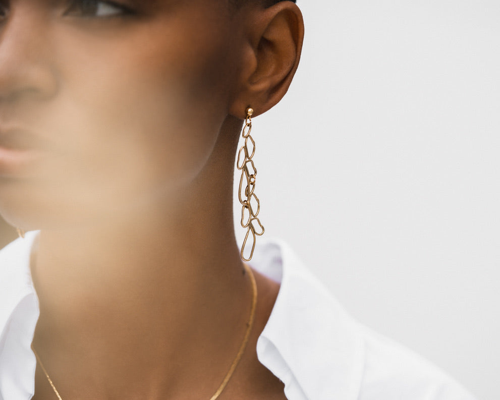 long moss earring
