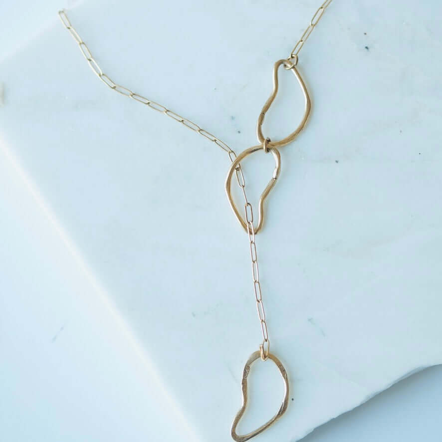 Cloud Lariat Necklace
