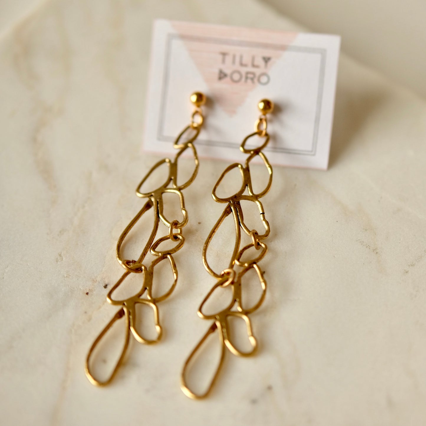 long moss earring