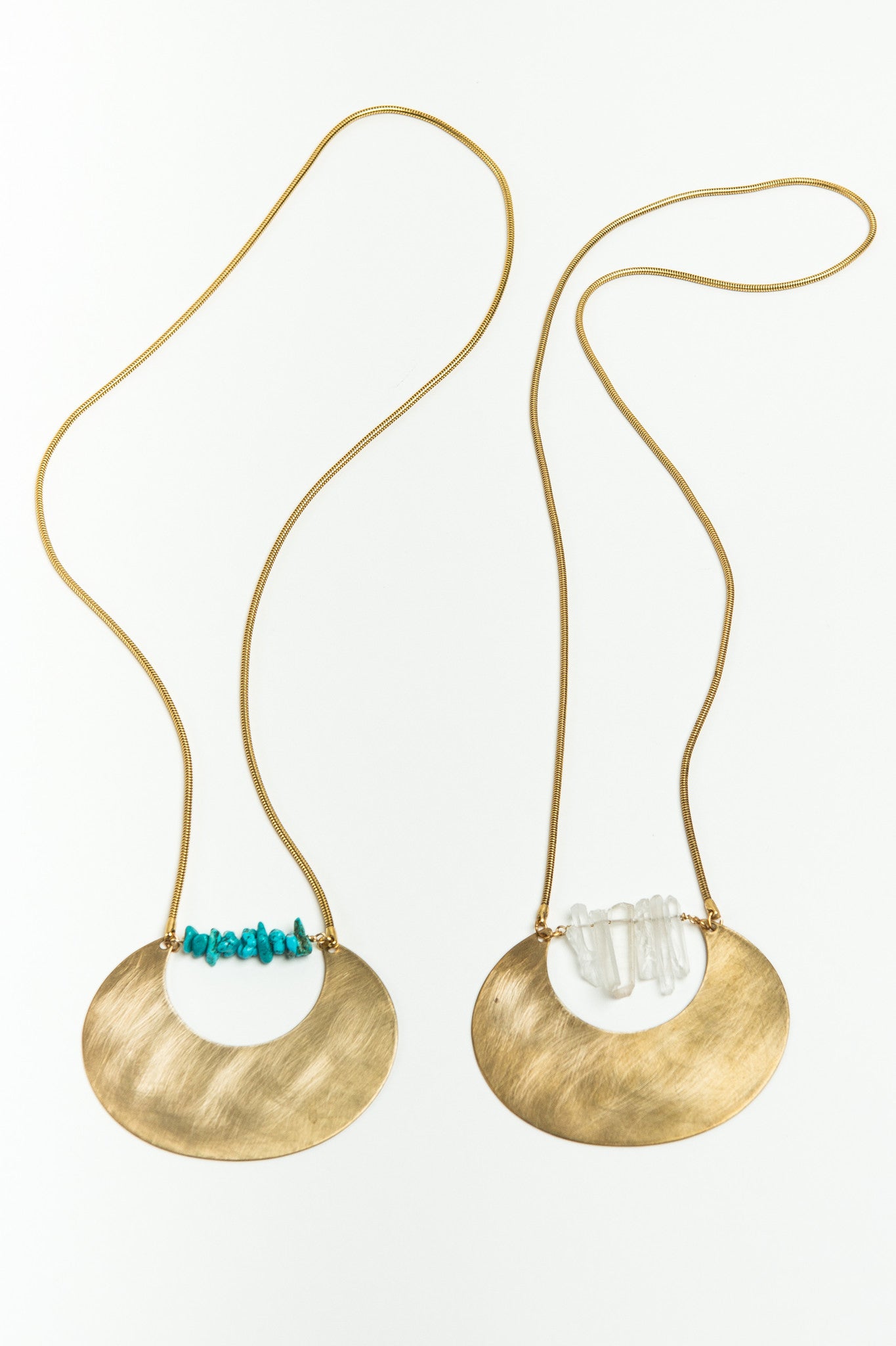 Open Moon Necklace