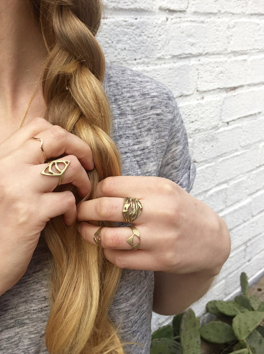 Open Triangle Ring