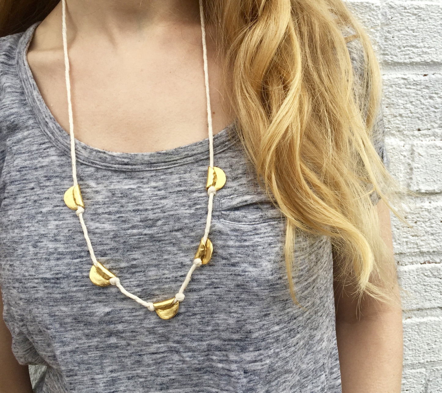 Cord Eclipse Necklace