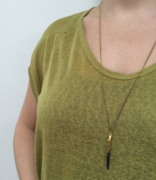 Colored Icicle Necklace