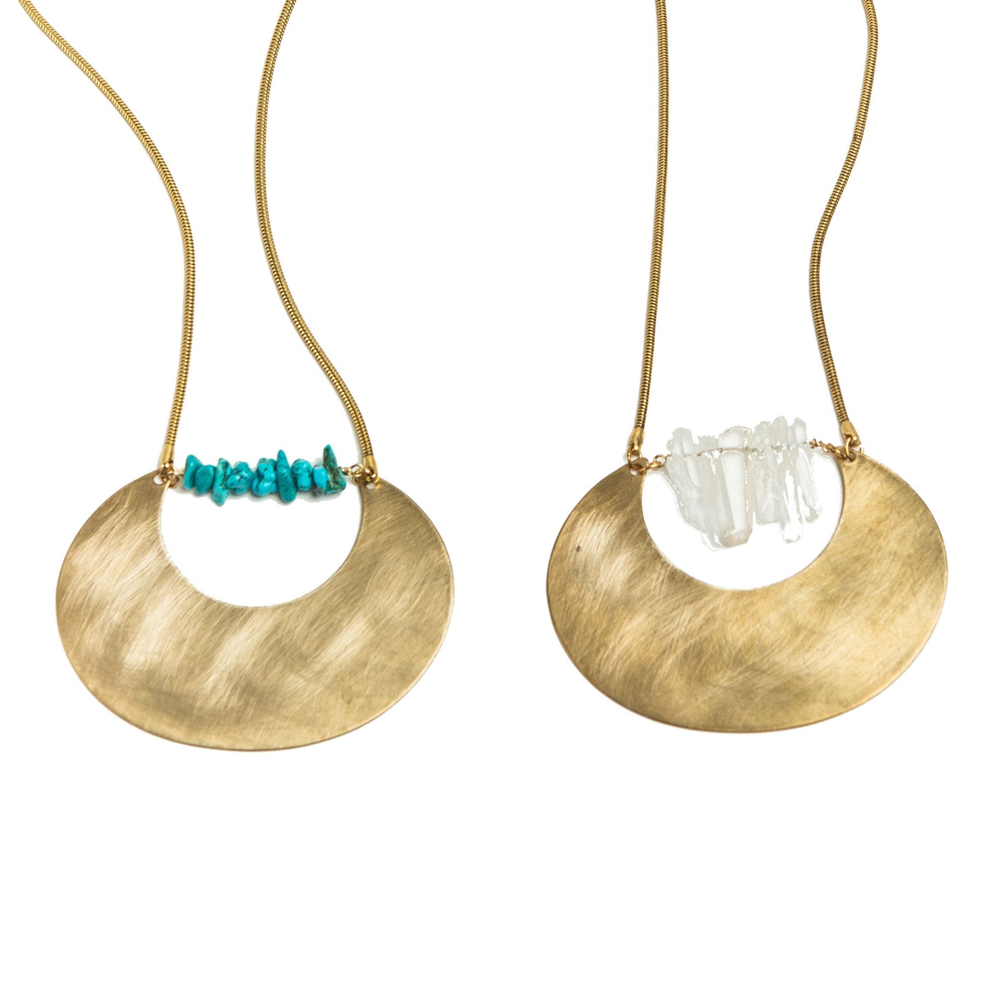 Open Moon Necklace