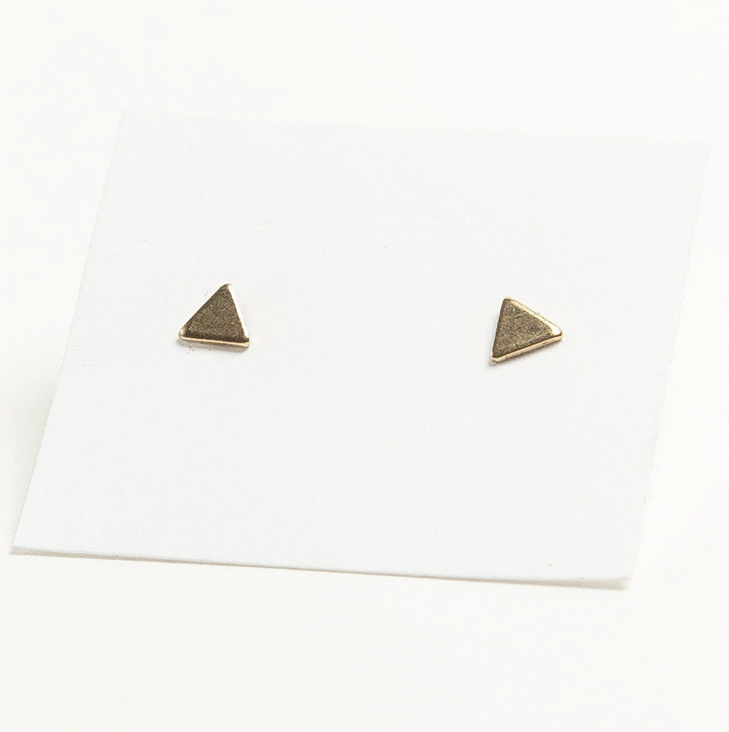 Tiny Triangle Studs