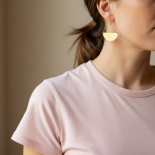 Full Moon Earrings