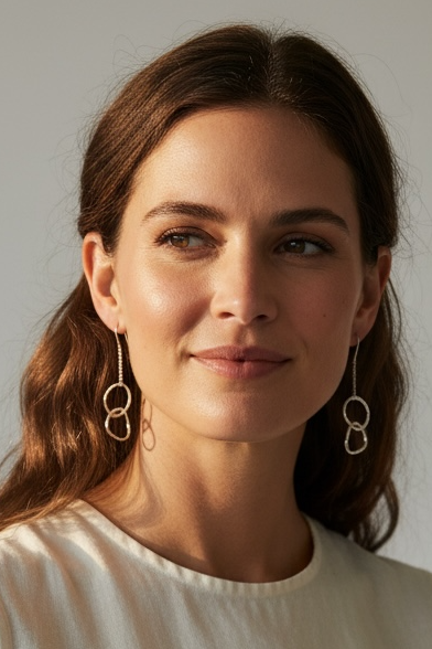 loop & chain earrings