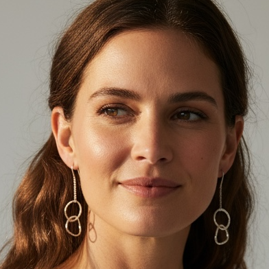 loop & chain earrings