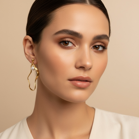 puddle earrings