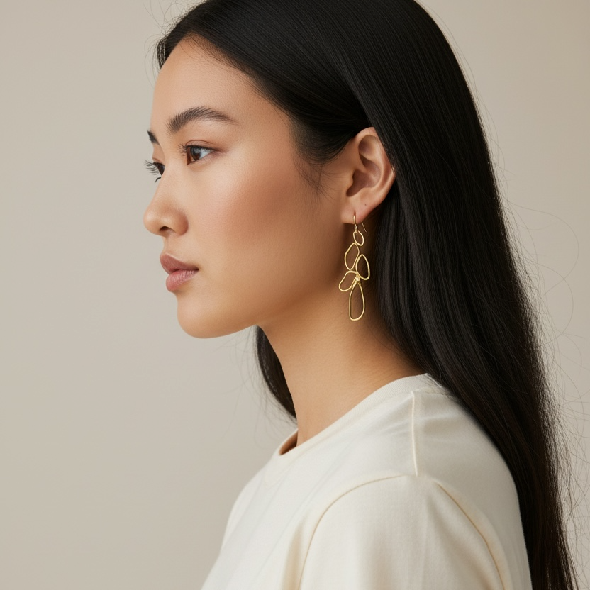 moss earrings