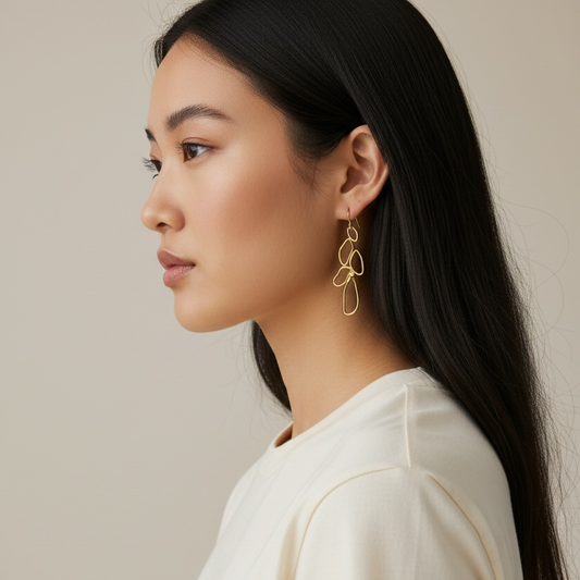 moss earrings