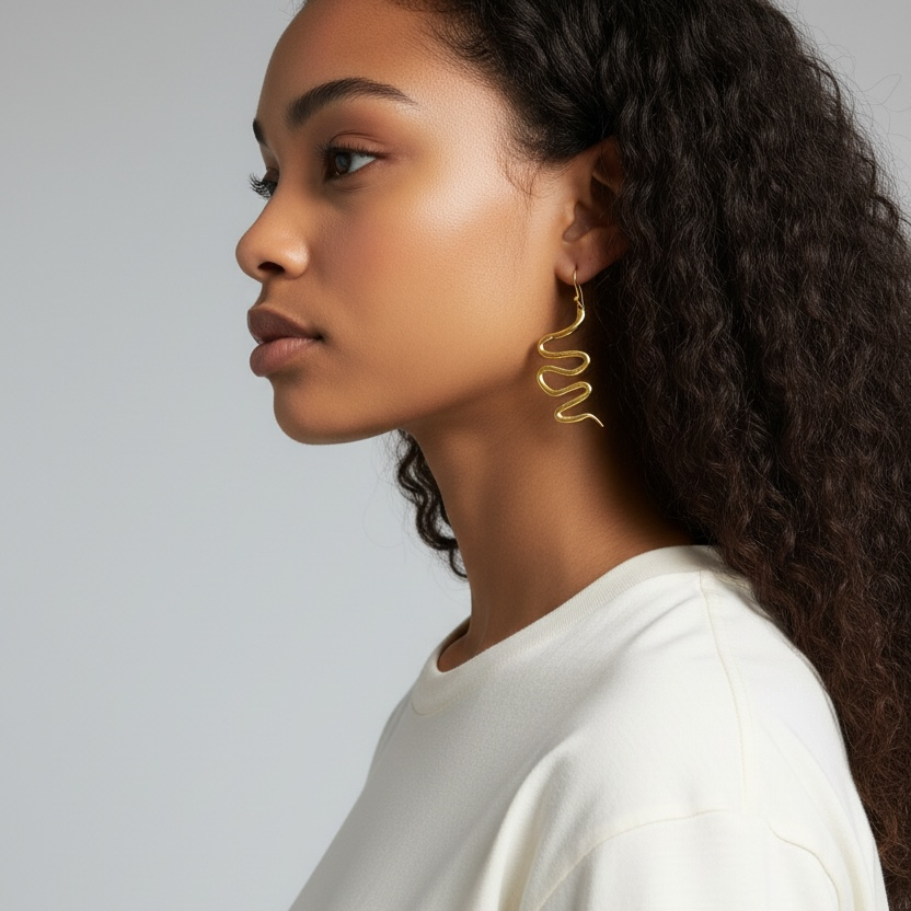 serpent earrings