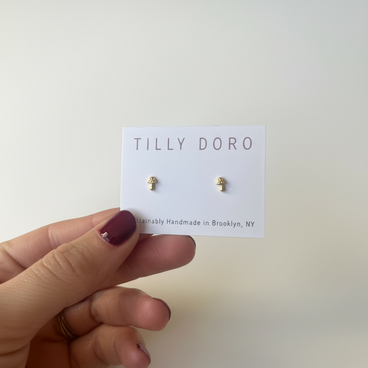 Tiny Mushroom Studs