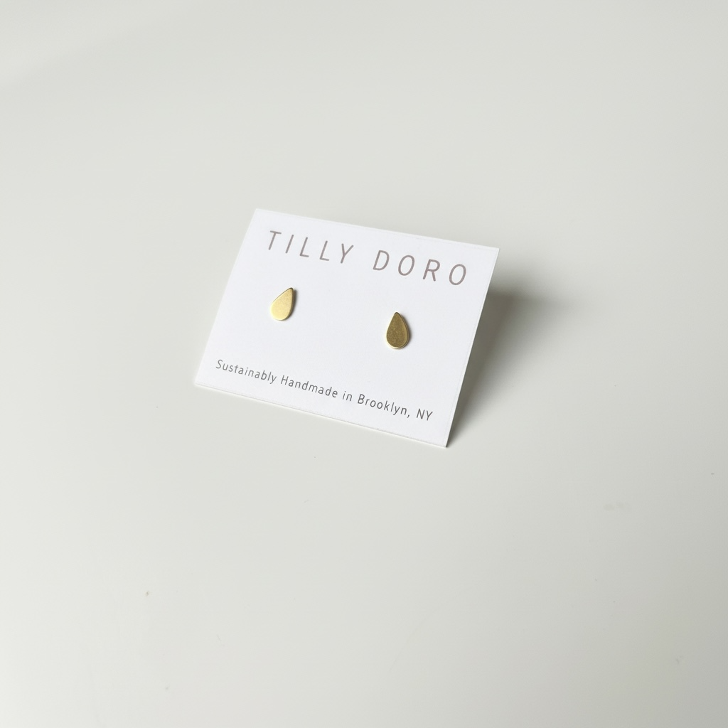 Teardrop Studs