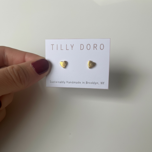 Heart Stud Earrings