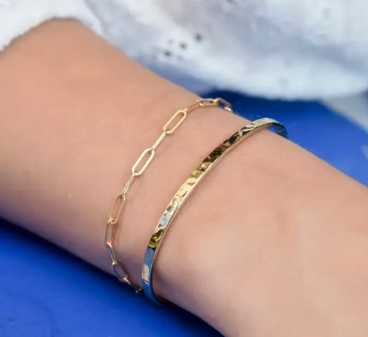 Skinny Brass Cuff