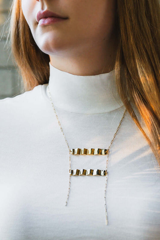 Wave ladder Necklace