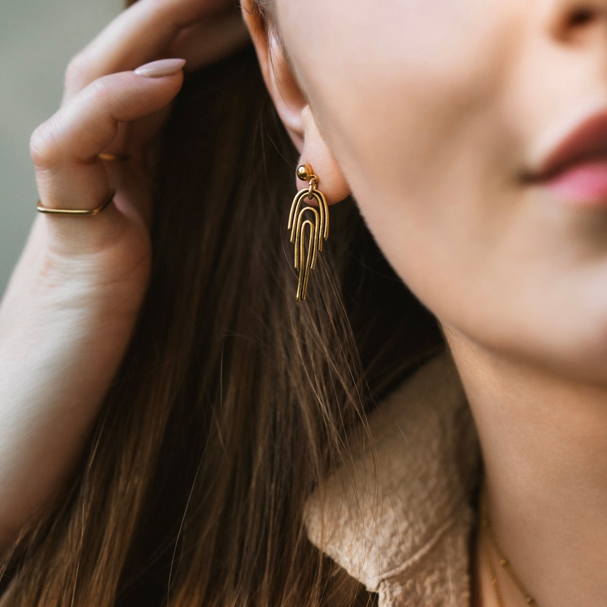 rainbow earrings