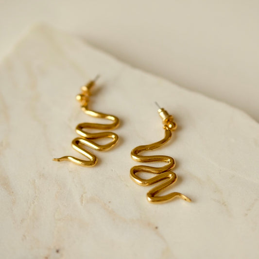 serpent earrings