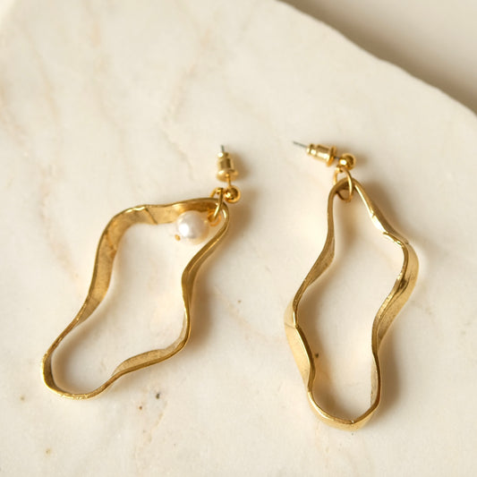 puddle earrings
