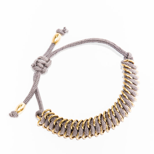 Fishtail Bracelet- Grey